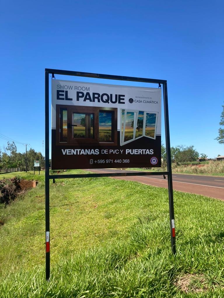 Letrero Showroom El Parque