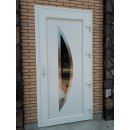 Puerta de Exterior | PVC con Media Luna