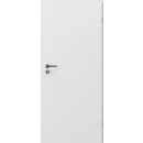 Puerta Metal BASIC 80 - Weiß (Rechts) - 086x205cm - Kommt mit Schwarze Klinke