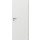 Puerta Metal BASIC 90 - Weiß (Rechts) - 096x205cm - Kommt mit Schwarze Klinke, Bodenschwelle, Isolierung