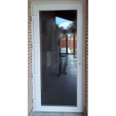 099x209 PVC Puerta de entrada con vidrio izquirda