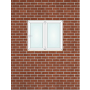 Komfort Fenster DVH - 136x117 - Dreh-Kipp eine Seite