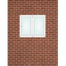 Komfort Fenster DVH - 136x117 - Dreh-Kipp eine Seite