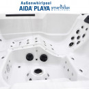 AIDA Whirlpool Playa smartrelax Carrara White (12.700US$)