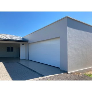 Portón garaje 5000 x 3850mm con motor (blanco)