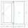Komfort Fenster ECO - 120x120 - DrehKipp Rechts (4mm glas)