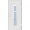 099x209 PVC Puerta de entrada con Panel EK-03A - Blanco
