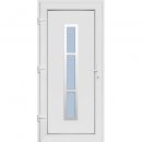 099x209 PVC Puerta de entrada con Panel EK-03A - Blanco