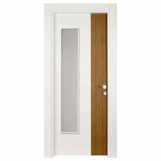 Innen Tuer - Modelo 3201 DIN80 - Weiss mit Bamboo