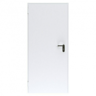Puerta Metal Multiuso - Paso 90 - blanco/crema (vano100x210cm) - Izquierda