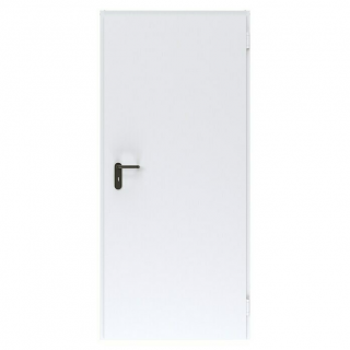 Puerta Metal Multiuso - Paso 70 - blanco (vano80x210cm) - Derecha
