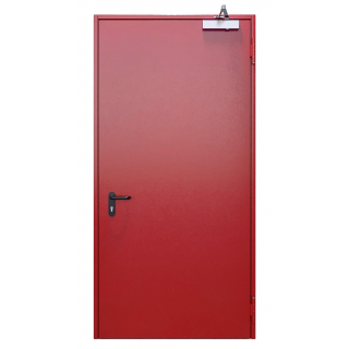 Puerta Cortafuego - Paso 90 - rojo (vano100x210cm) - Derecha