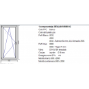 990x2090mm Premium Blanco Umbral Bajo con Snapper