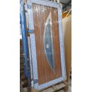 099x209 PVC Puerta de entrada con Media Luna - Golden...