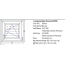 591x581 MT Oscilobatiente Ventana Blanco DVH mit...