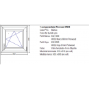 616x610 MT Oscilobatiente Penwood Blanco 4mm vidrio...
