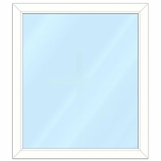 866x990 Penwood Weiss Festglass mit Einfachverglasung 4mm OFERTA