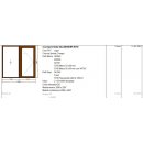 2080x2007 Eingangstuer  Nussbraun