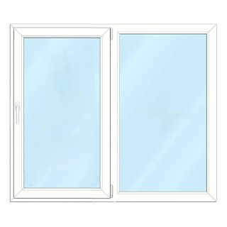 136x117 Comfort 50mm Perfil-Blanco-DVH-oscilobatiente