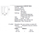 1200x1200 Schiebefenster mit Schiebe Fliegengitter DR