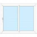 1200x1000 Schiebefenster mit Schiebe Fliegengitter DR