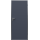 Puerta Principal metal modelo 0 blanco mate 90 derecha gris-sin Vidrio-derecha