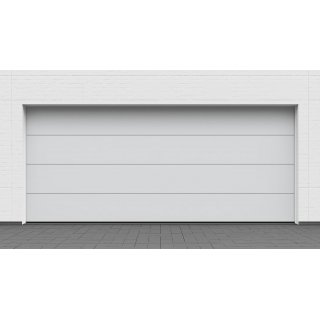 Portón garaje 6000 x 2500mm con motor (blanco)