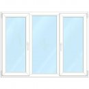 1359x1050 Gealan sin contramarco - Blanco - con mosquitero