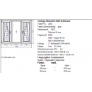 1359x1050 Gealan sin contramarco - Blanco - con mosquitero