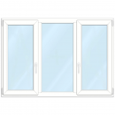 1370mm x1060mmMT DVH - Gealan Blanco mit contramarco