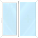 Standard Fenster - 120x120 - DrehKipp