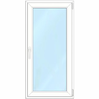 Standard Fenster - 60x120 - DrehKipp  weiß rechts Einfachverglasung (ECO)