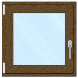 Ventana Standard - 60x60 - Oscilobatiente nogal izquierda DVH