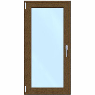 Ventana Standard - 60x120 - Oscilobatiente nogal izquierda DVH