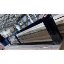 Portón garaje Alu 3000 x 2500mm (negro con vidrio...