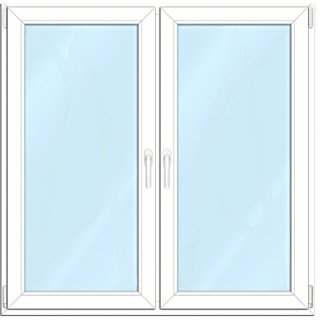 Ventana Standard - 120x120 - Oscilobatiente blanco dos hojas DVH