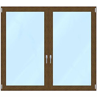 Ventana Standard - 169x149 - Oscilobatiente nogal