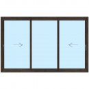 Standard Fenster - 222x140 - Schiebe SR Schema K